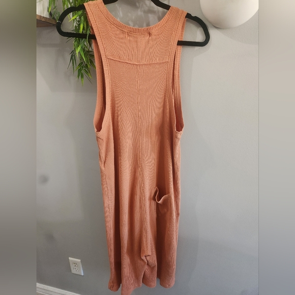 Free People Beach Ribbed Cropped Jumpsuit - Picture 7 of 9